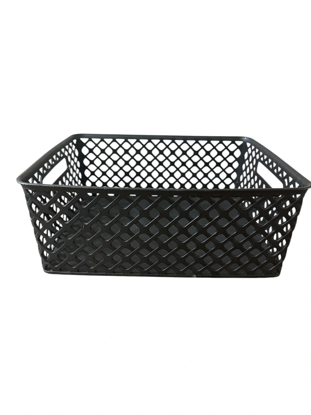 Black Plastic Basket
